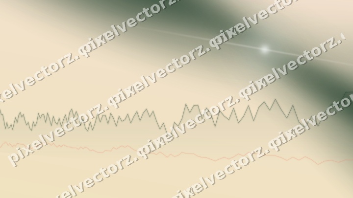 Soft pastel chart background in dark green and red