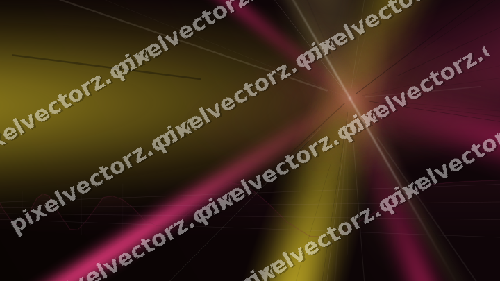 Glowing neon chart background in pink and yellow