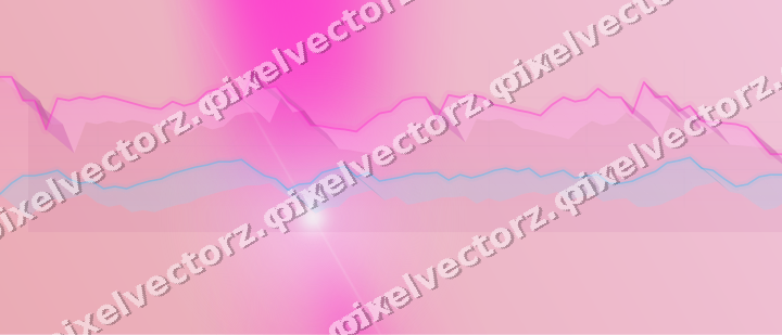 Soft pastel chart background in magenta and purple