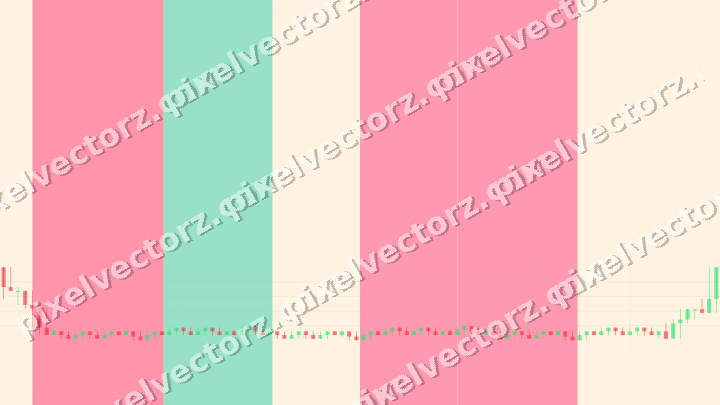 Soft pastel chart background in pale pink and pale amber