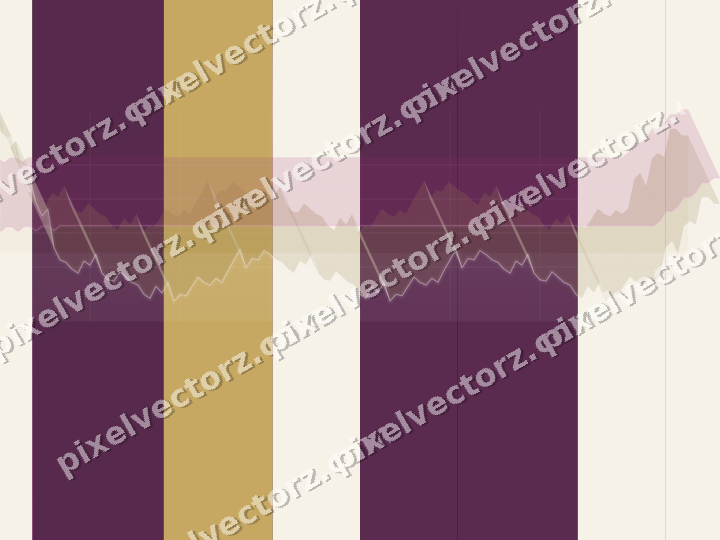 Glowing neon chart background in magenta and amber