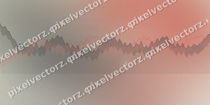 Soft pastel chart background in red and pale amber
