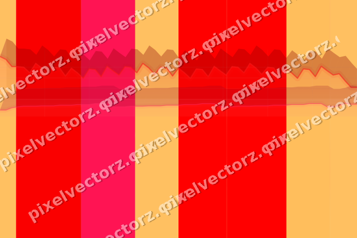 Soft pastel chart background in red and orange