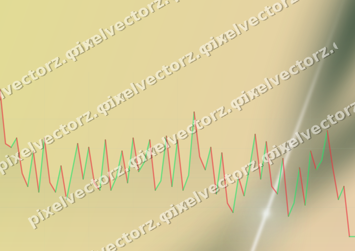 Soft pastel chart background in dark green and orange