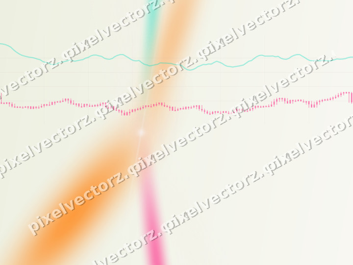 Zarter Pastell Diagramm Hintergrund in Rosa und Orange