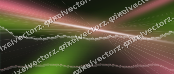 Glowing neon chart background in pink and lime