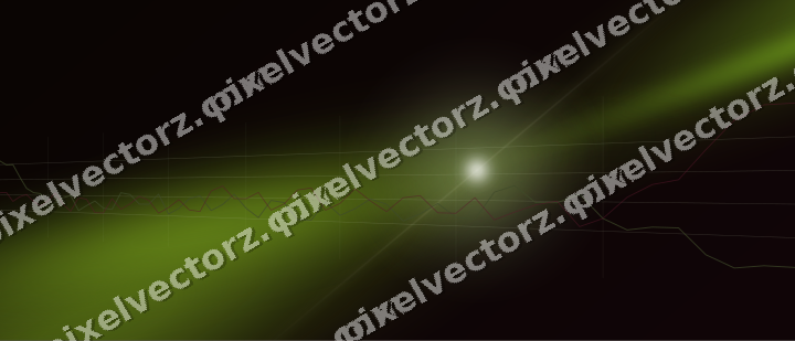 Glowing neon chart background in lime and pink