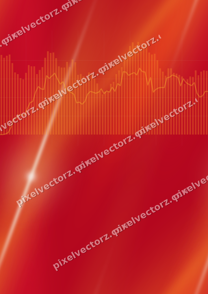 Nahtloser Neon Diagramm Hintergrund in Orange und Bernstein
