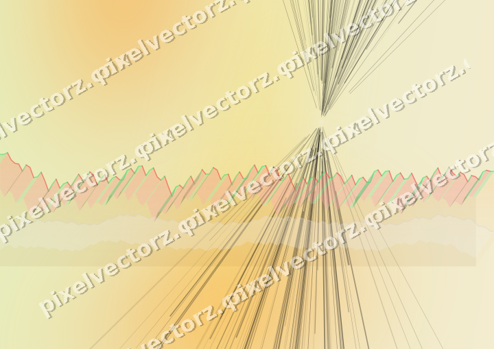 Soft pastel chart background in orange and amber