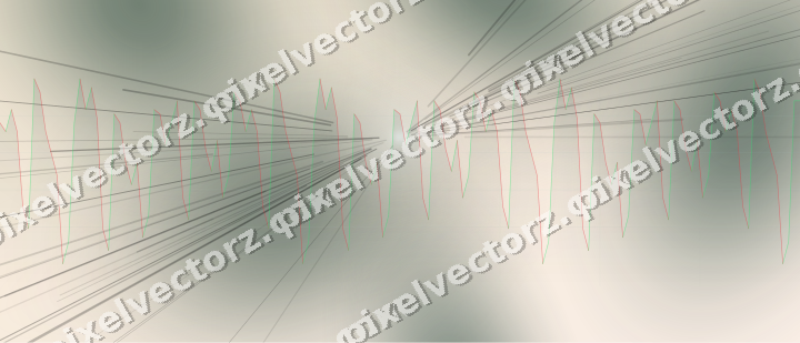 Soft pastel chart background in dark green and orange