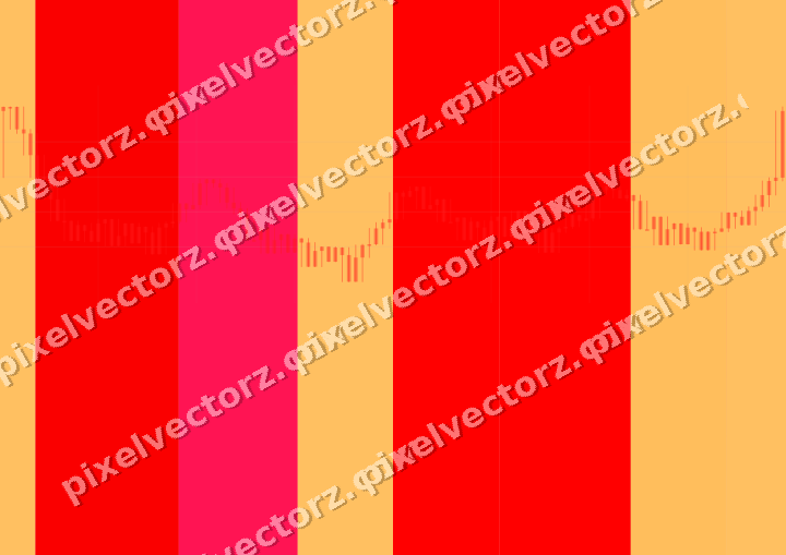 Soft pastel chart background in red and orange