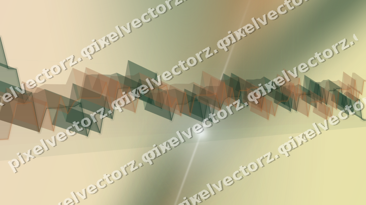 Soft pastel chart background in dark green and orange