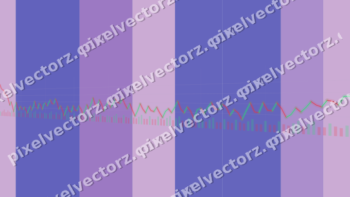Soft pastel chart background in purple and blue