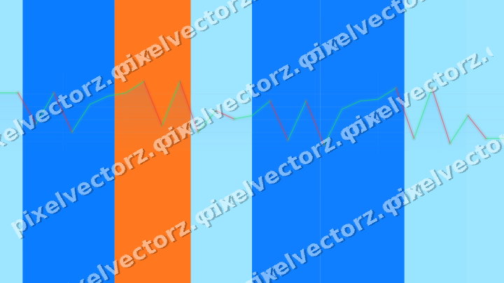 Soft pastel chart background in blue and red