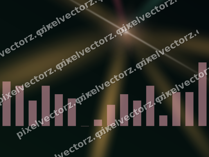Leuchtender Neon Diagramm Hintergrund in Rosa und Bernstein
