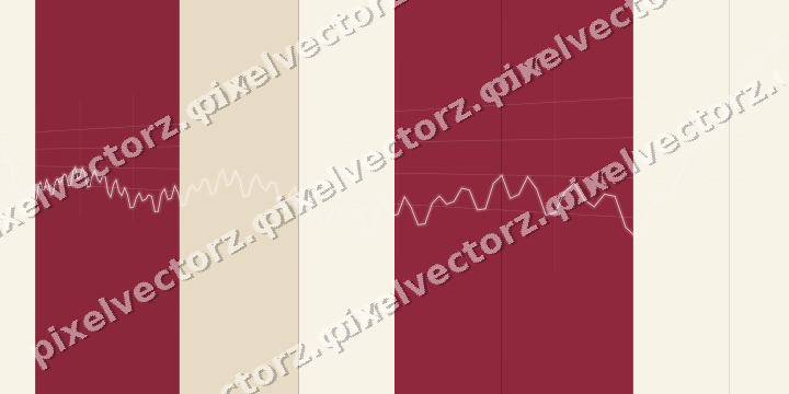 Glowing neon chart background in pink and red