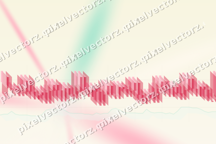Soft pastel chart background in pale pink and pale amber