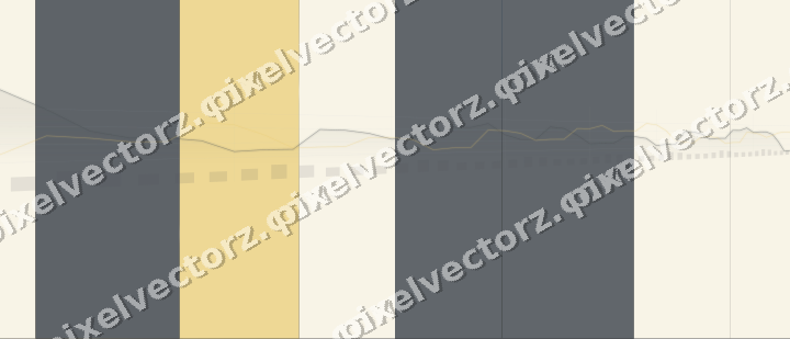 Glowing neon chart background in blue and amber