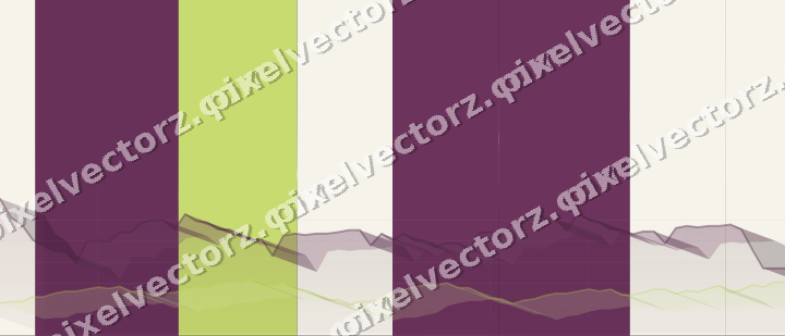 Glowing neon chart background in dark magenta and lime
