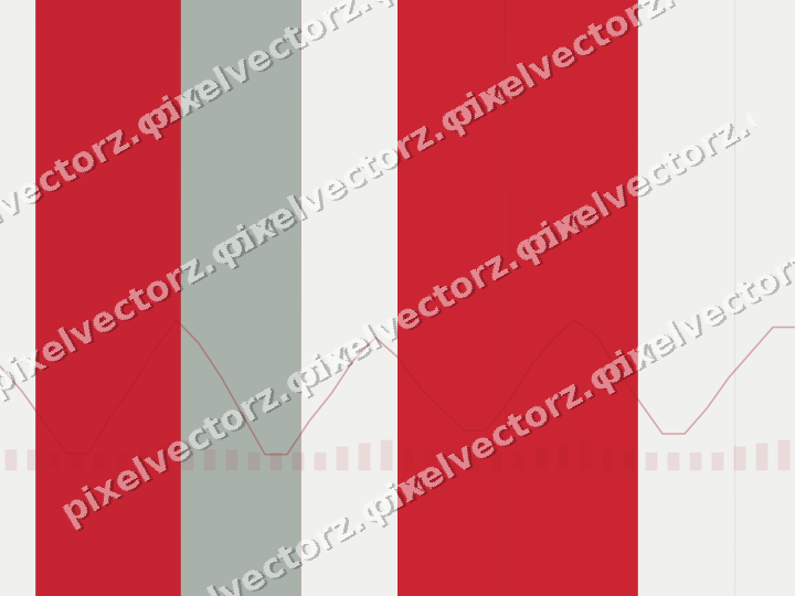 Glowing neon chart background in red and pale lime