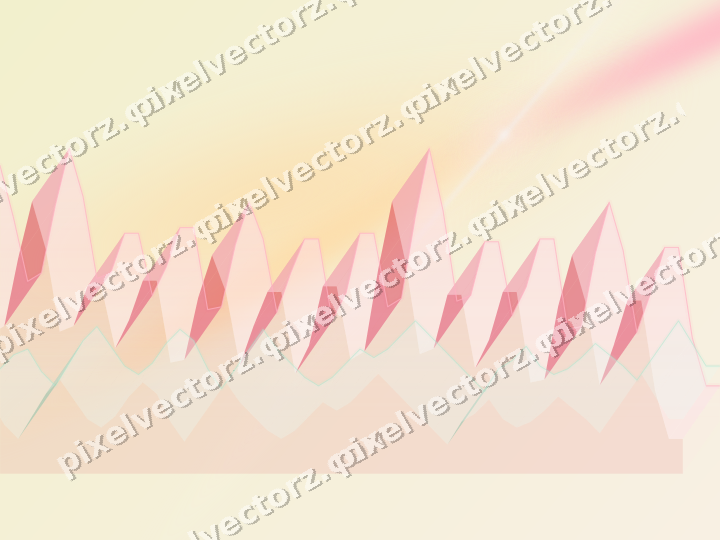 Soft pastel chart background in pale pink and pale amber