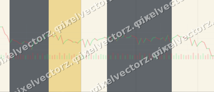 Glowing neon chart background in amber and grey