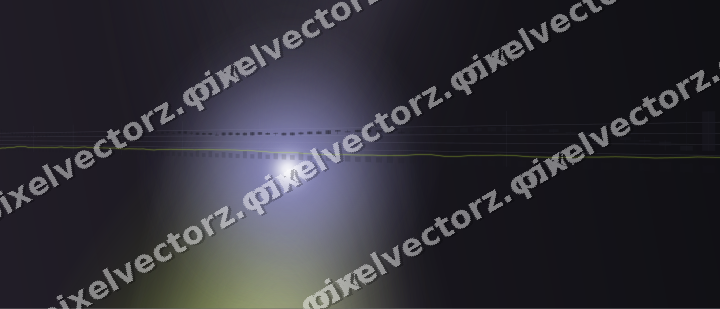 Glowing neon chart background in purple and lime