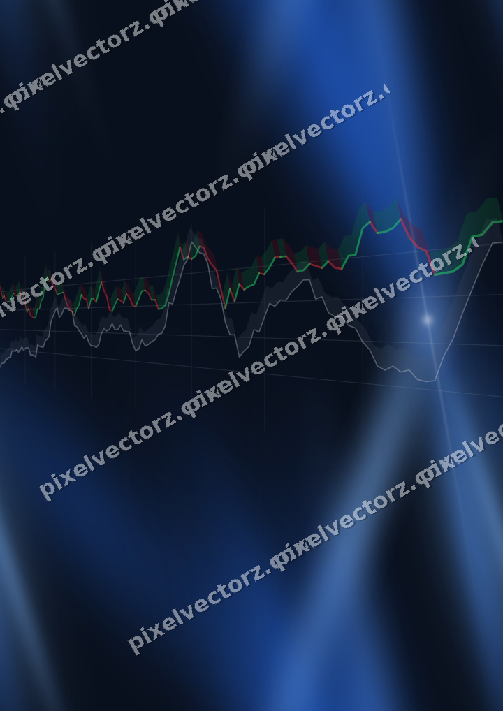 Nahtloser Neon Diagramm Hintergrund in Blau