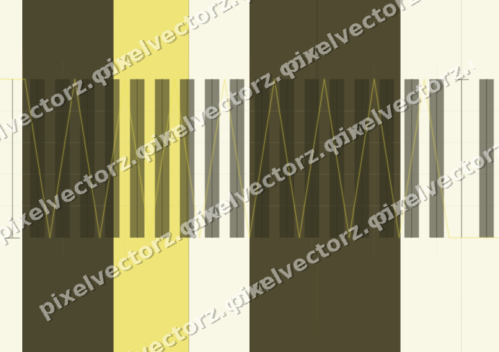 Glowing neon chart background in amber and yellow