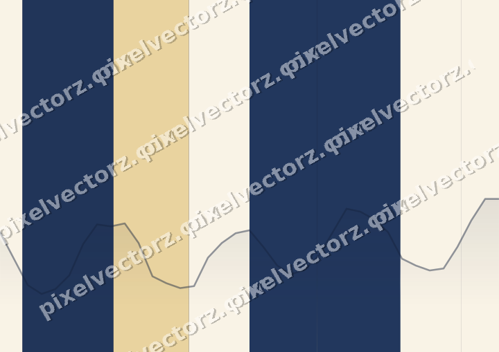 Glowing neon chart background in dark blue and amber