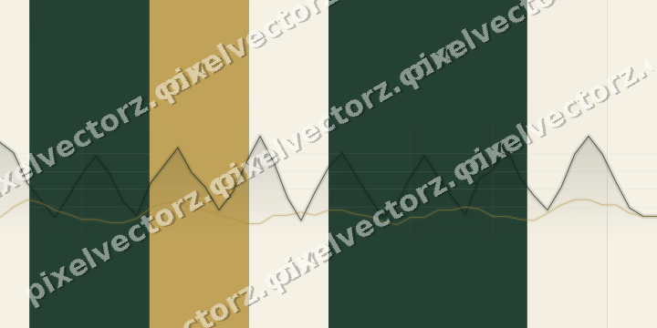 Glowing neon chart background in green and amber