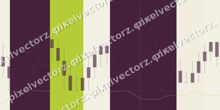 Soft pastel chart background in dark magenta and lime