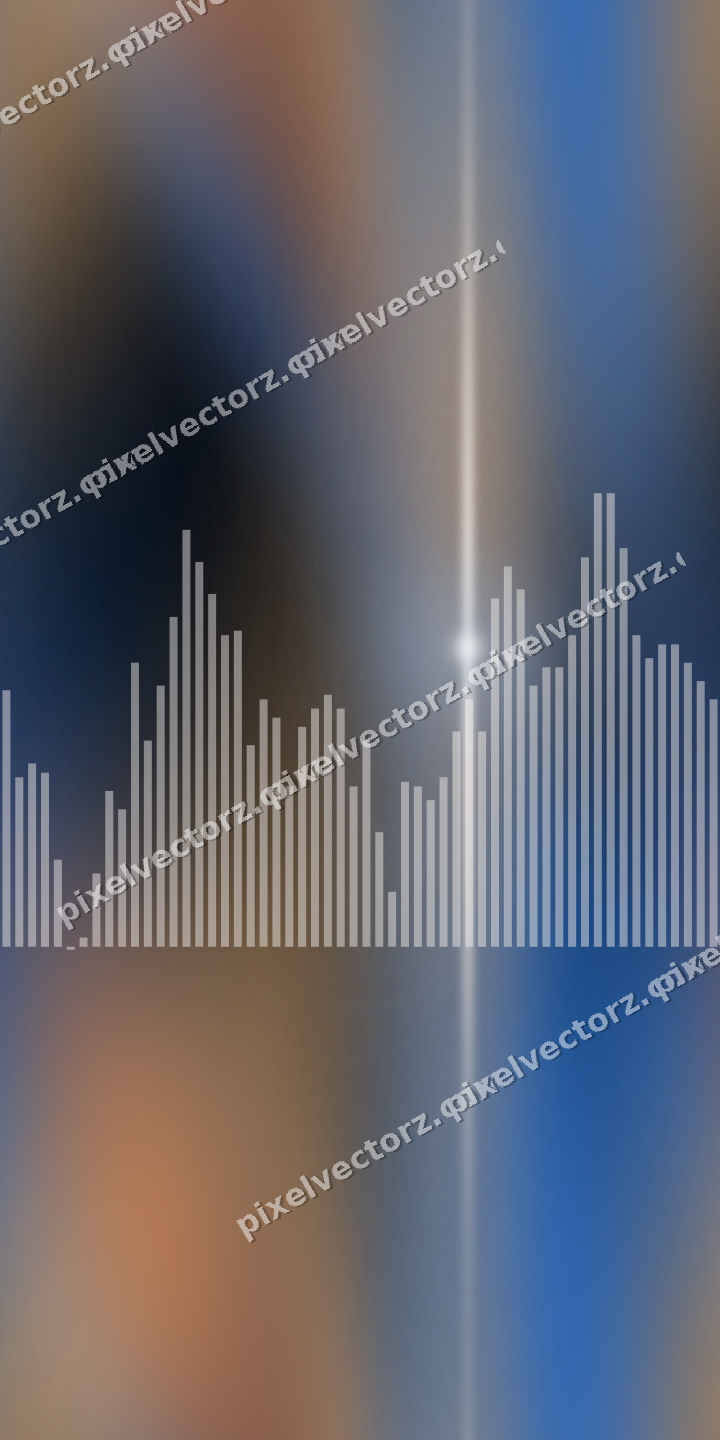 Nahtloser Neon Diagramm Hintergrund in Blau und Orange