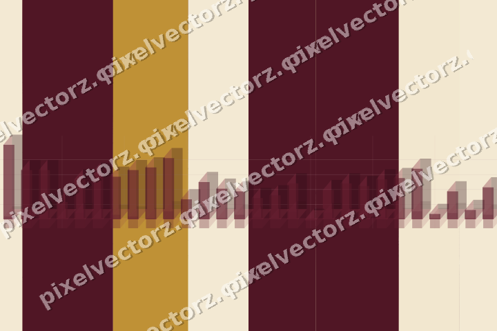 Soft pastel chart background in dark pink and amber