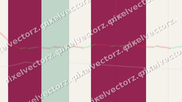 Glowing neon chart background in pink and green