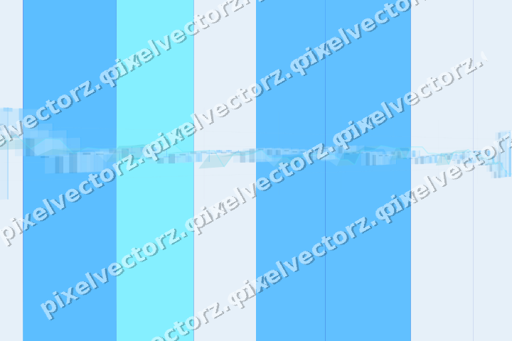 Glowing neon chart background in cyan and blue