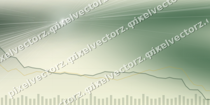 Soft pastel chart background in dark green and amber