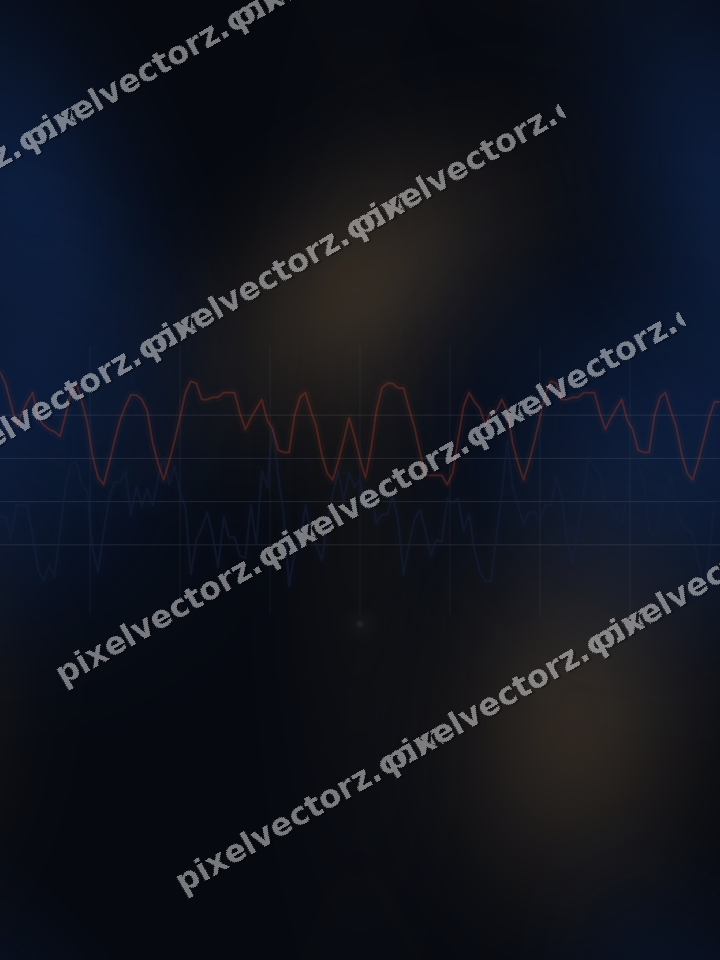 Nahtloser Neon Diagramm Hintergrund in Blau und Rot