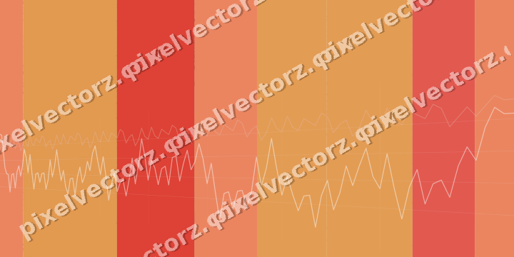 Soft pastel chart background in red and orange