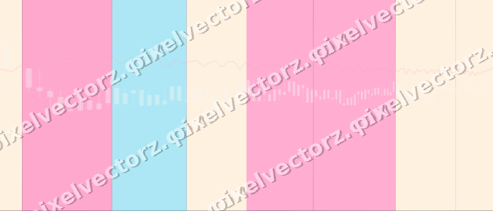 Glowing neon chart background in pink and cyan
