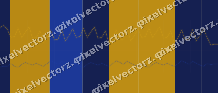 Soft pastel chart background in amber and blue
