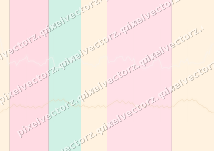 Glowing neon chart background in pink and amber