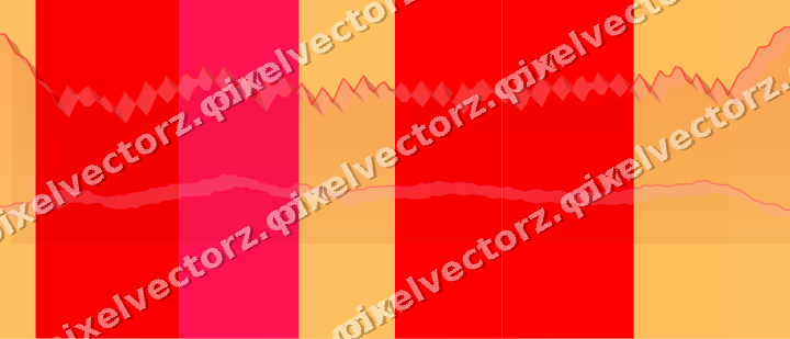 Soft pastel chart background in red and orange