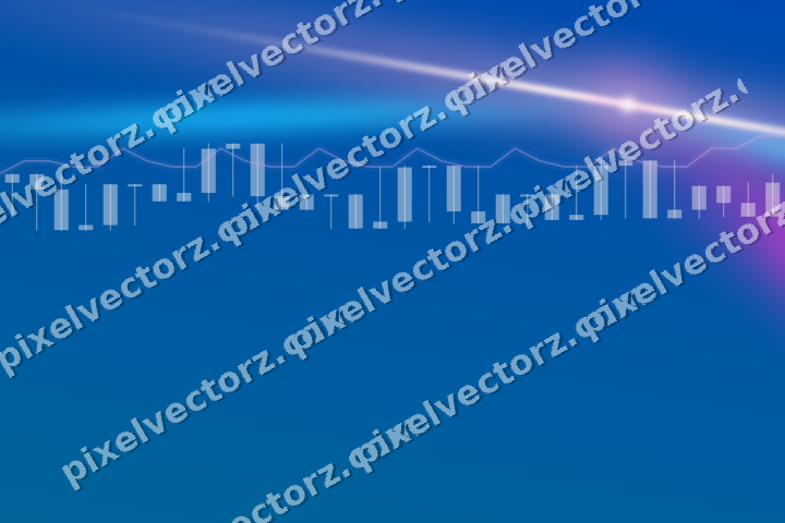 Glowing neon chart background in magenta and purple