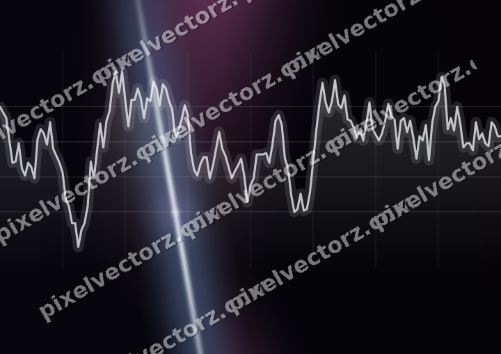 Leuchtender Neon Diagramm Hintergrund in Violett und Blau