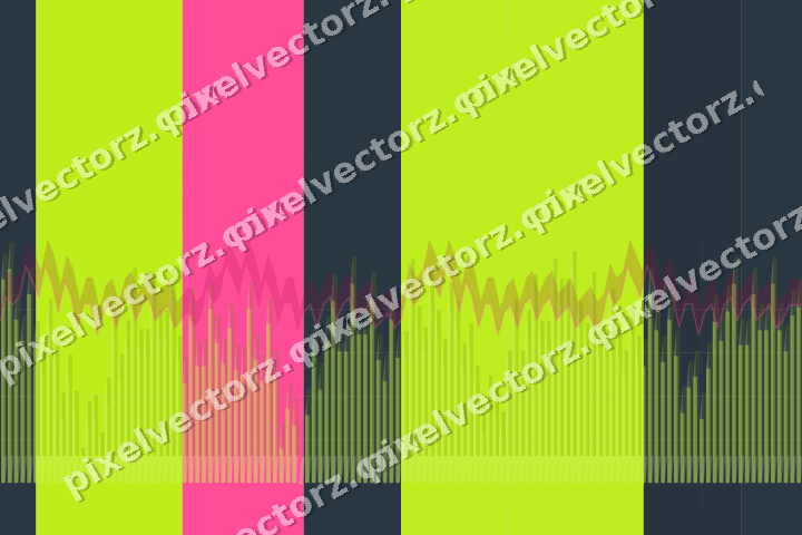 Soft pastel chart background in lime and amber