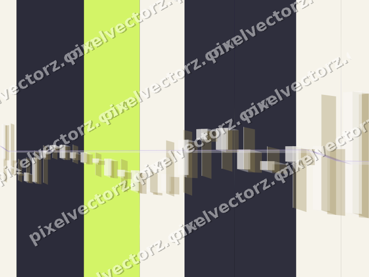 Glowing neon chart background in blue and purple