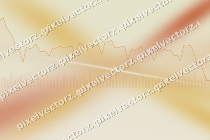 Soft pastel chart background in orange and amber