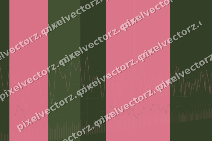 Soft pastel chart background in pink and dark lime