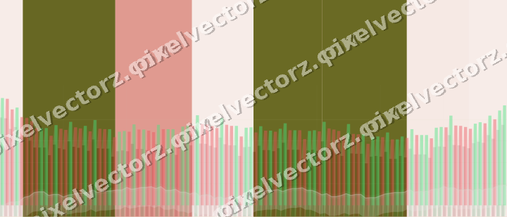 Soft pastel chart background in yellow and red